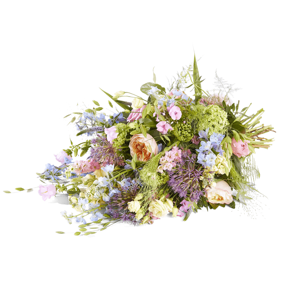 October in house Funeral Bouquet September